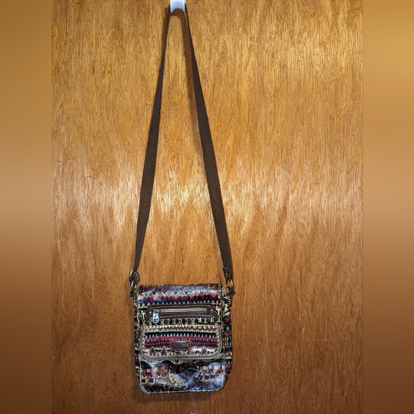 Handbags - Colorful Patterned Crossbody Bag